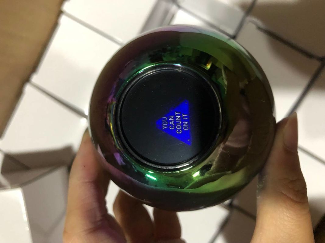 oil silk print eight ball