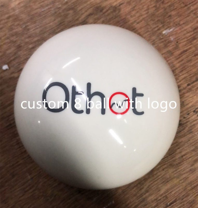 custom 8 ball with company logo