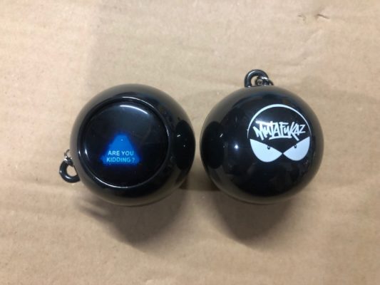 custom magic 8 ball keychain