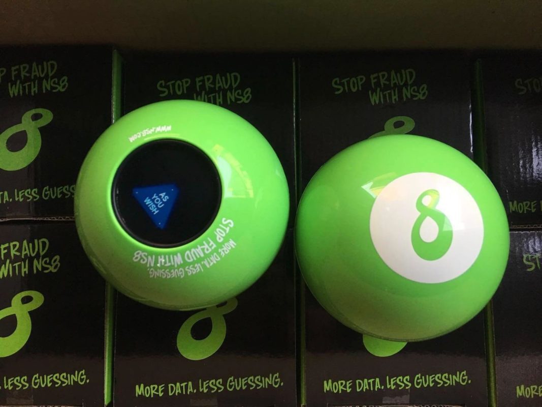 Corrugated box for magic 8 ball packaging