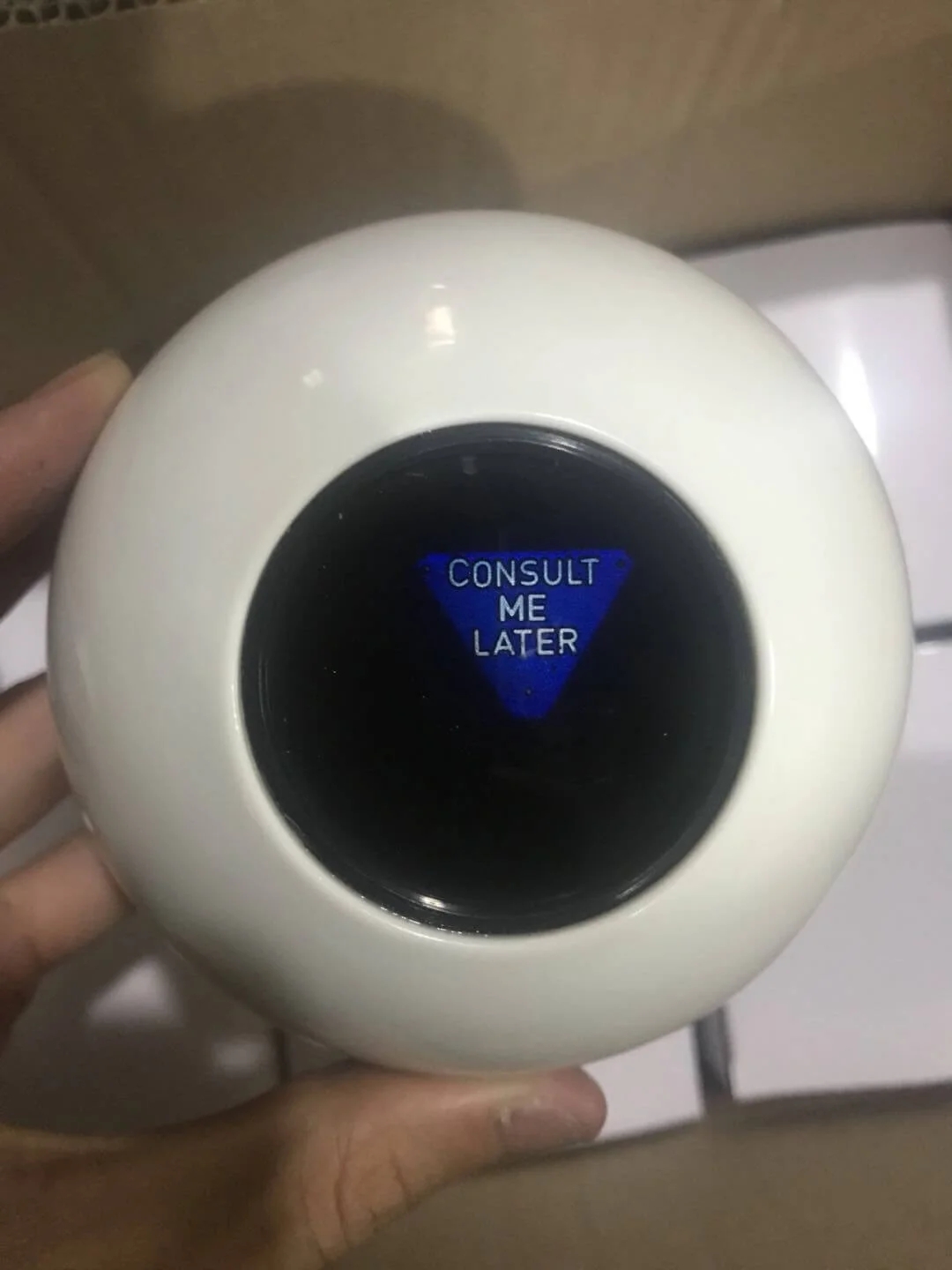 Customized logo on fortune telling 8 Ball Decision Maker (1) Customized logo on fortune telling 8 Ball Decision Maker (1)