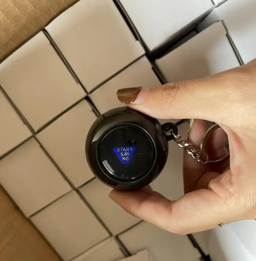 Magic 8 Ball Keychain – 1 34 Inch Custom Keychain for Promotions
