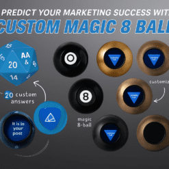 branded promotional 8 ball for trade show giveaways