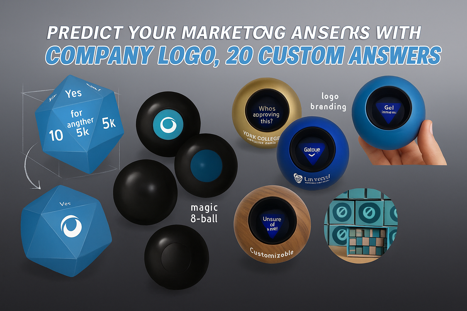 custom magic 8 ball with company logo and personalized answers custom magic 8 ball with company logo and personalized answers