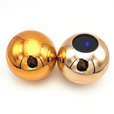Customizable Magic 8 Ball featuring company logo for branding