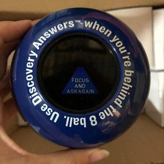 Customized Magic 8 Ball for promotional events and trade shows