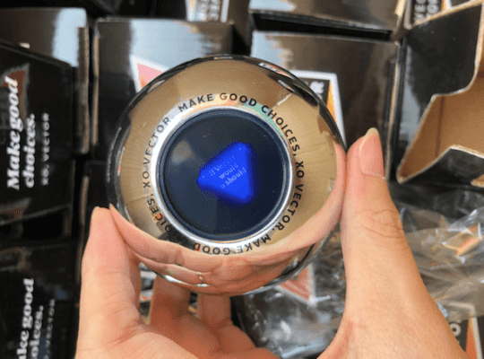 silver mirror magic 8 ball