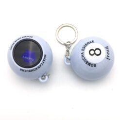 Custom Magic 8 Ball with Keyring Diameter 1 34 Inches
