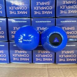 Blue 8 Ball with company logo for corporate events