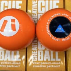 orange magic 8 ball used for POSTURE event 副本