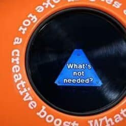orange magic 8 ball used for POSTURE promotional event 副本