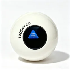 Personalized Promotional Magic 8 Ball in Custom Cream Color